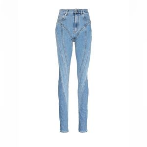 Mugler Spiral Denim Jeans